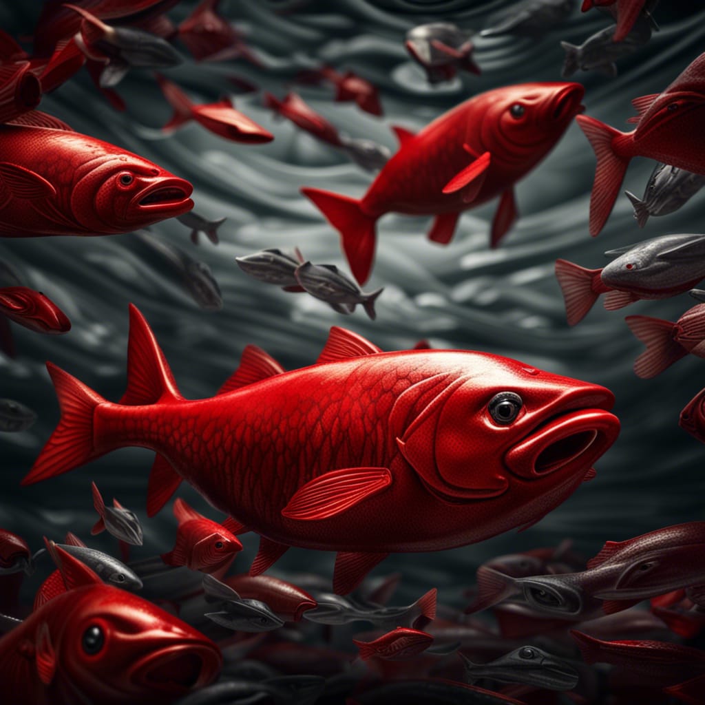 a symbolic representation of the The Red Herring Fallacy