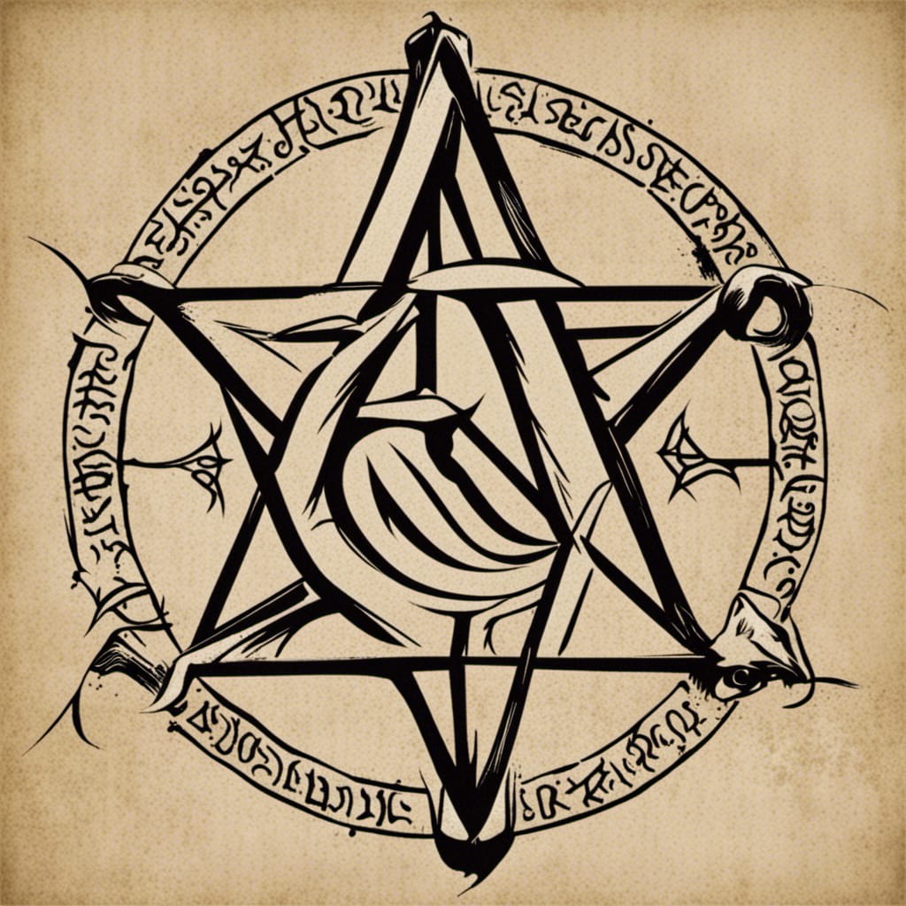 pentagram illustration